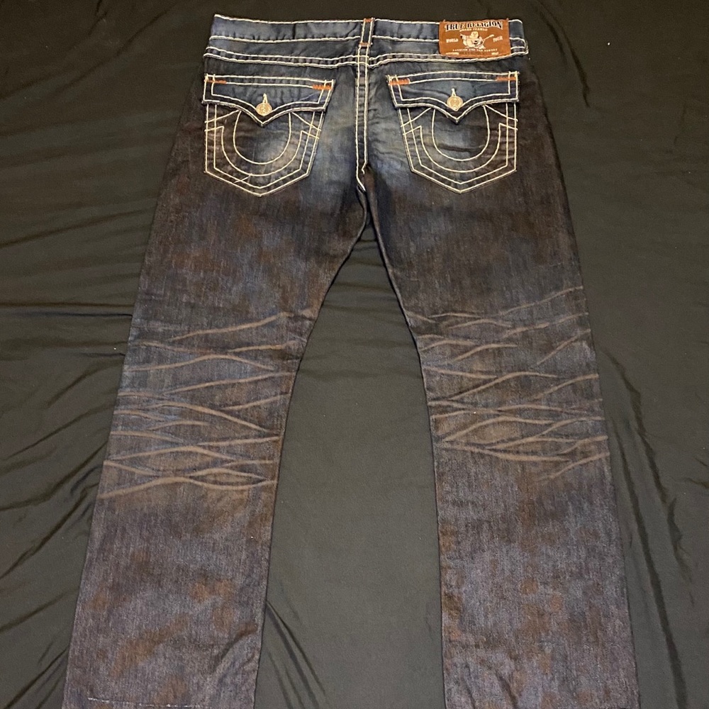 Dark Blue True religion Super T Jeans